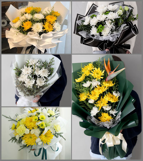 湖北咸宁市赤壁市新店镇朱巷村白事花束代送